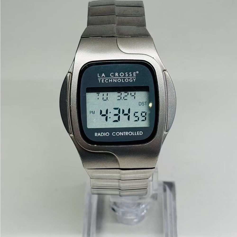 La Crosse Radio Controlled Digital Watch WWVB 37mm New Battery Working